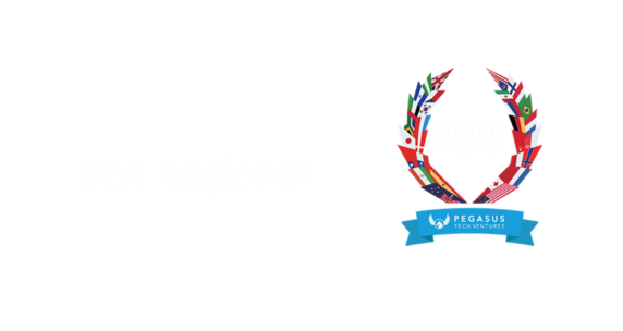 Winner 2021 SEA Regional Startup World Cup logo.