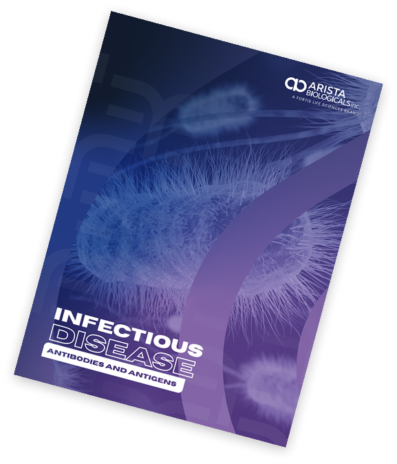 Arista Biologicals Infectious Disease Antibodies and Antigens brochure cover
