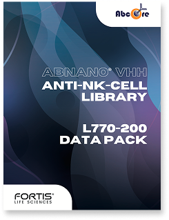 Cover of the data pack for VHH Anti-NK-Cell Library