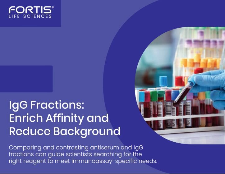 Cover of the IgG Fractions whitepaper.