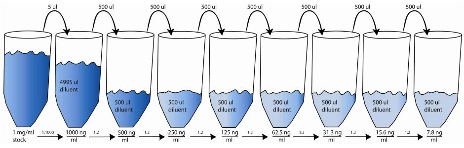 Serial Dilutions Illustration