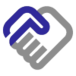 Handshake icon representing white glove service and collaboration