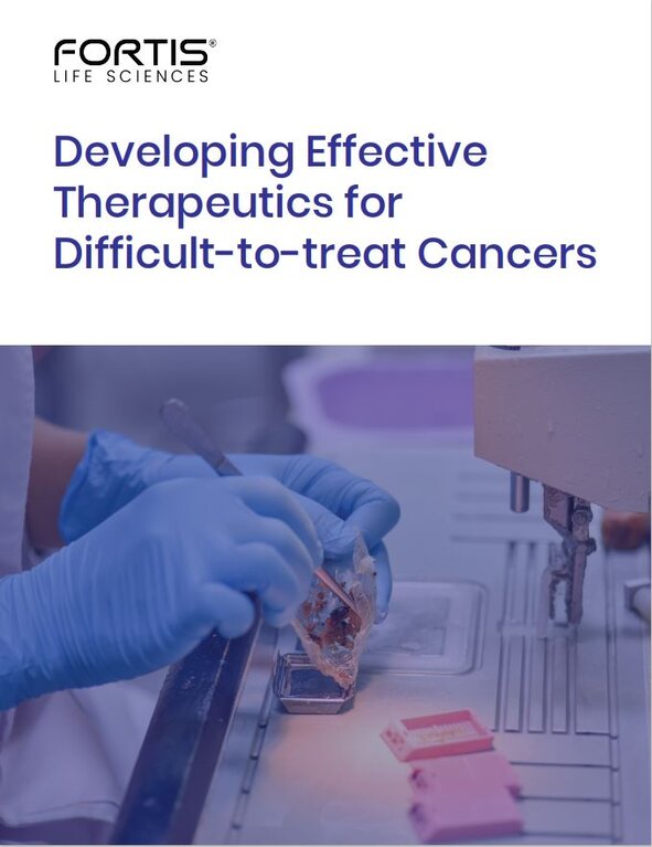 Fortis Life Sciences guide on developing effective therapeutics for difficult-to-treat cancers with advanced research.