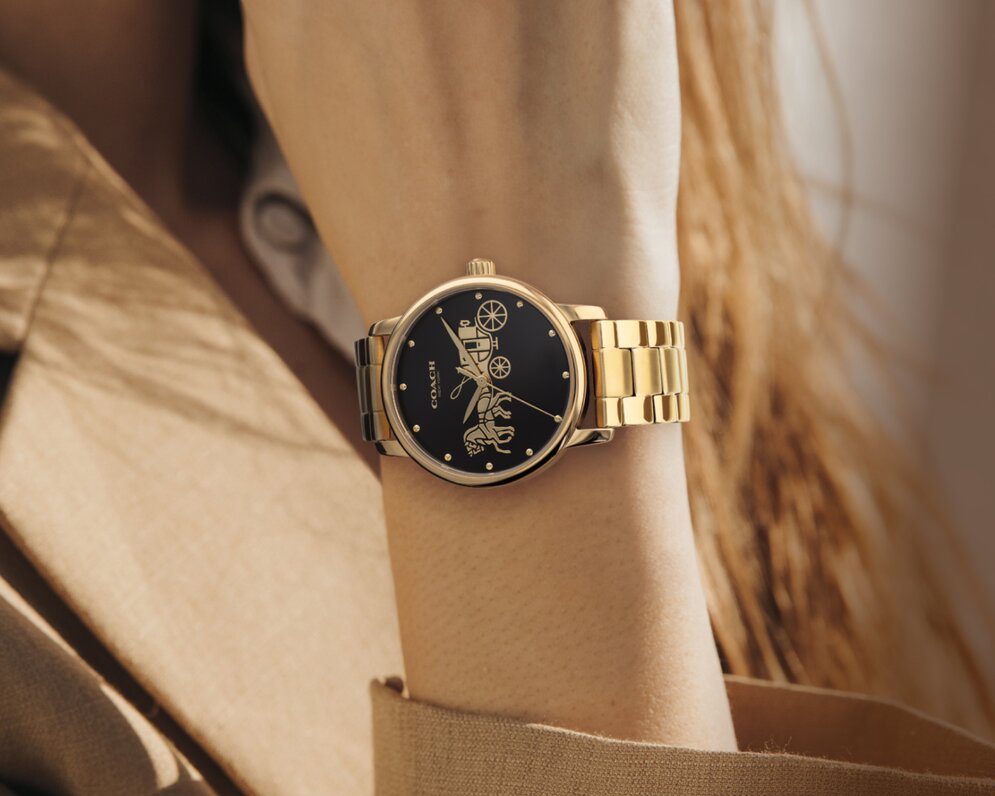 Coach grand watch on model