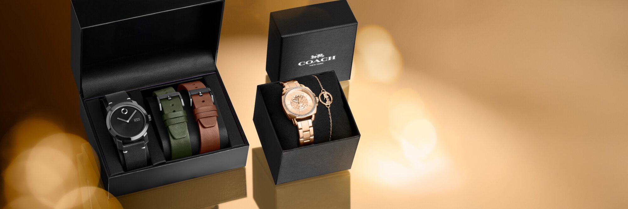 Movado Trend Impulse gift set and Coach Boyfriend gift set