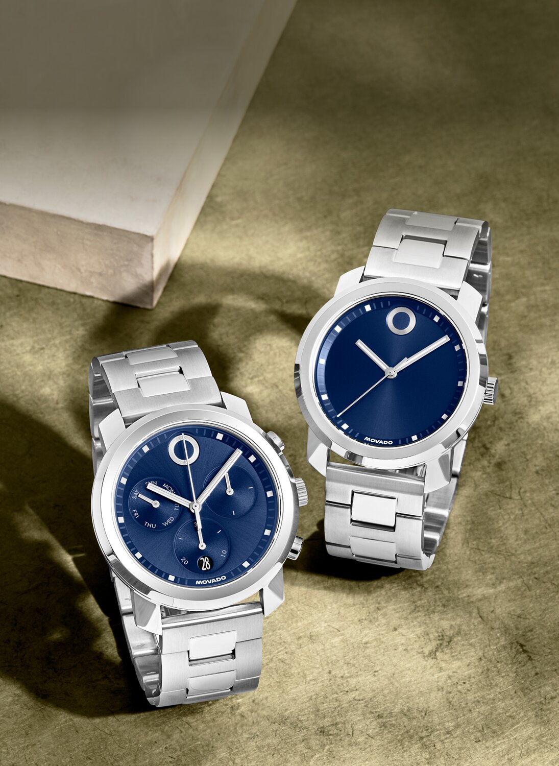 Movado Trend Propel blue dial watches