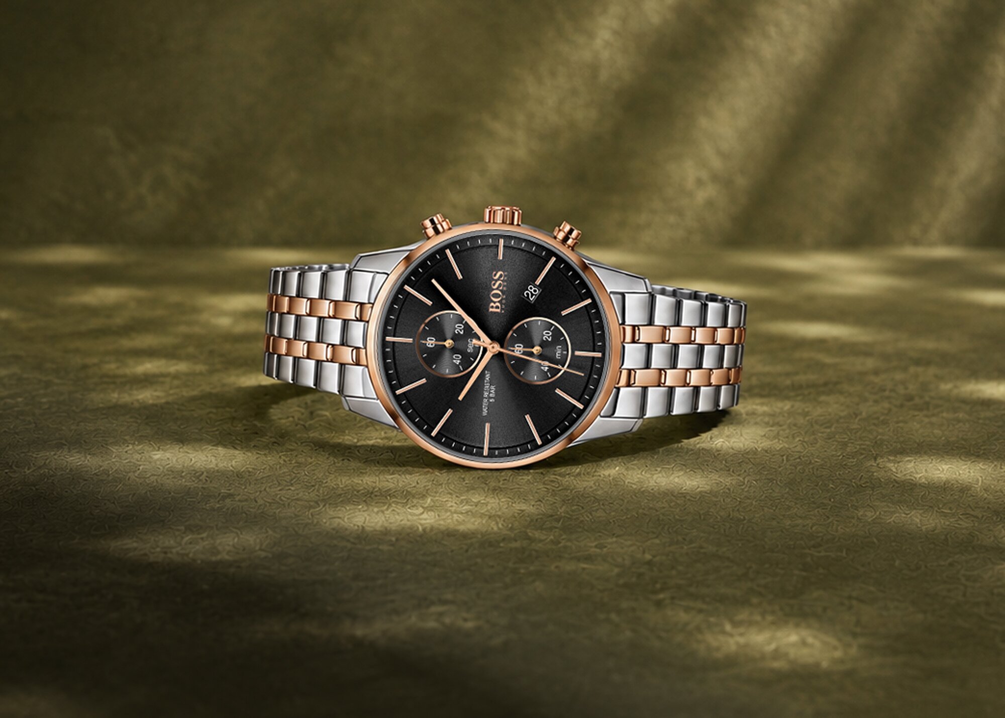 Boss Associate two toned watch