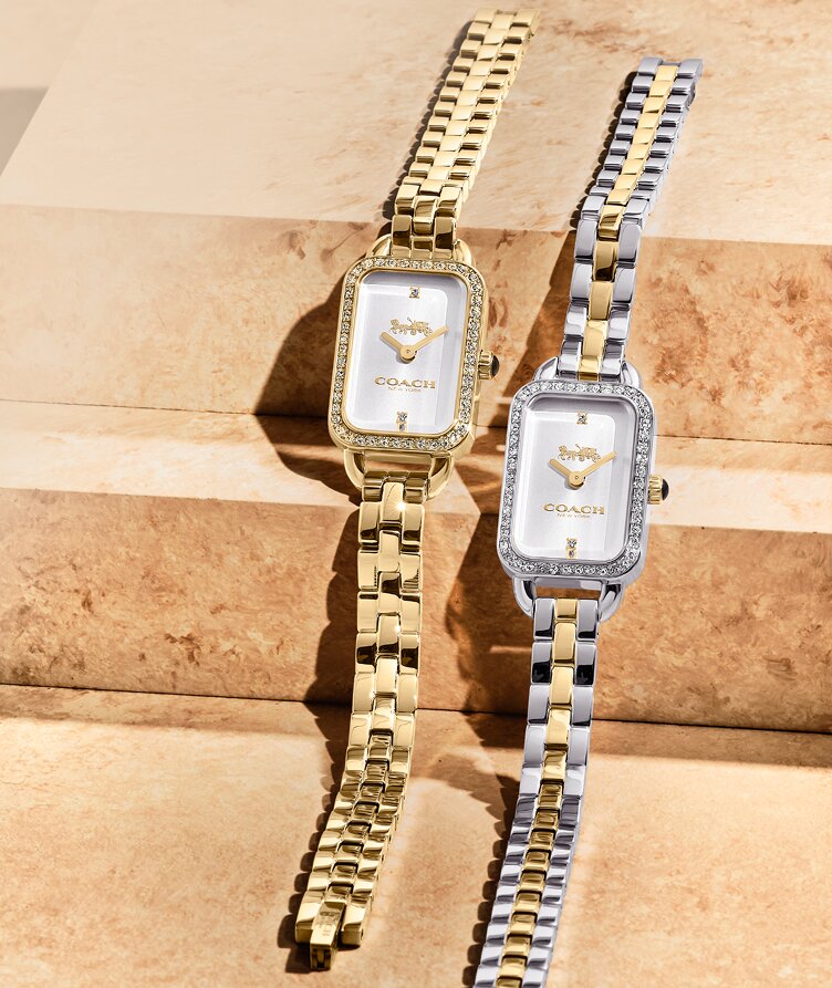 Coach ludlow in two tone and gold bracelets