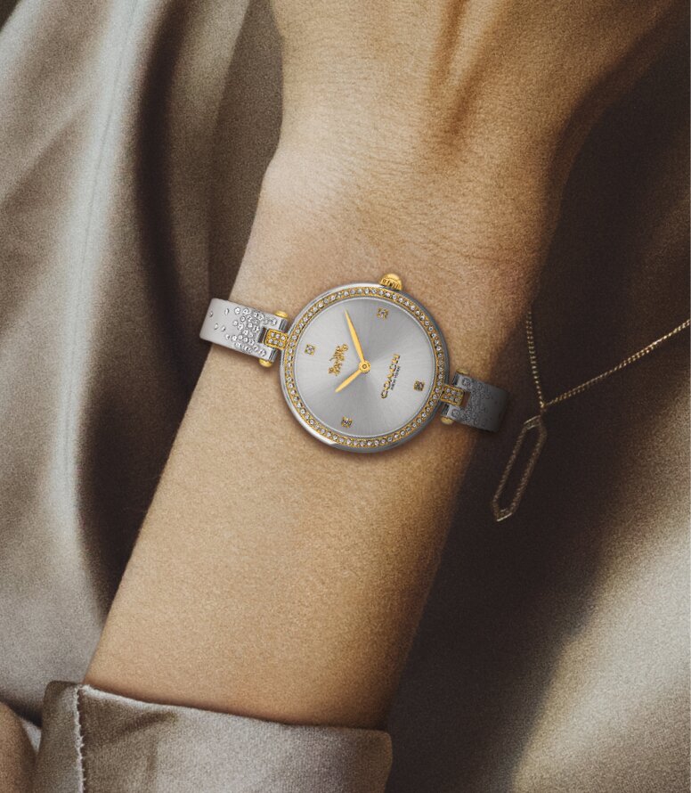 Coach park bangle on model