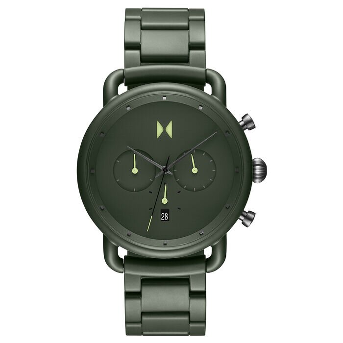 Blacktop ceramic men's watch in green