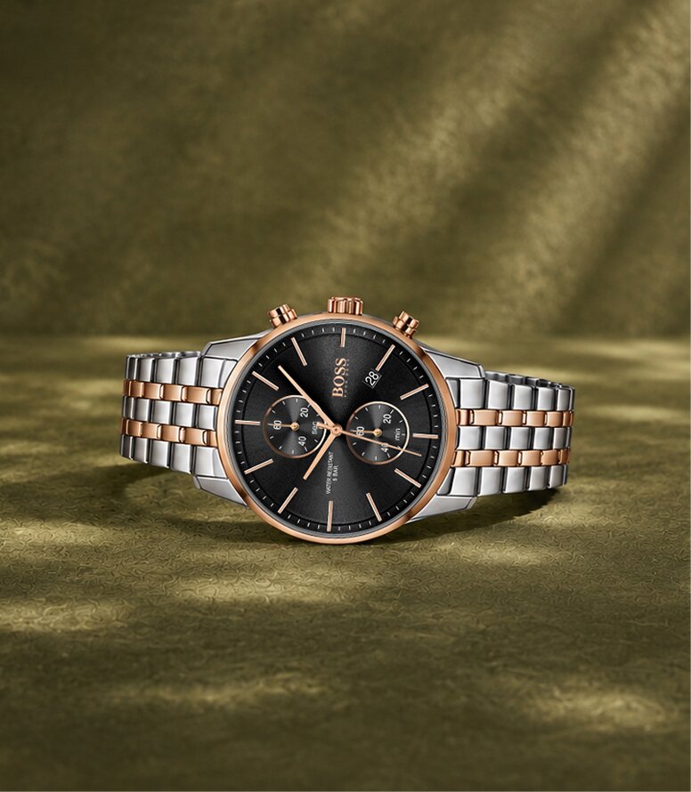 Boss Associate two toned watch