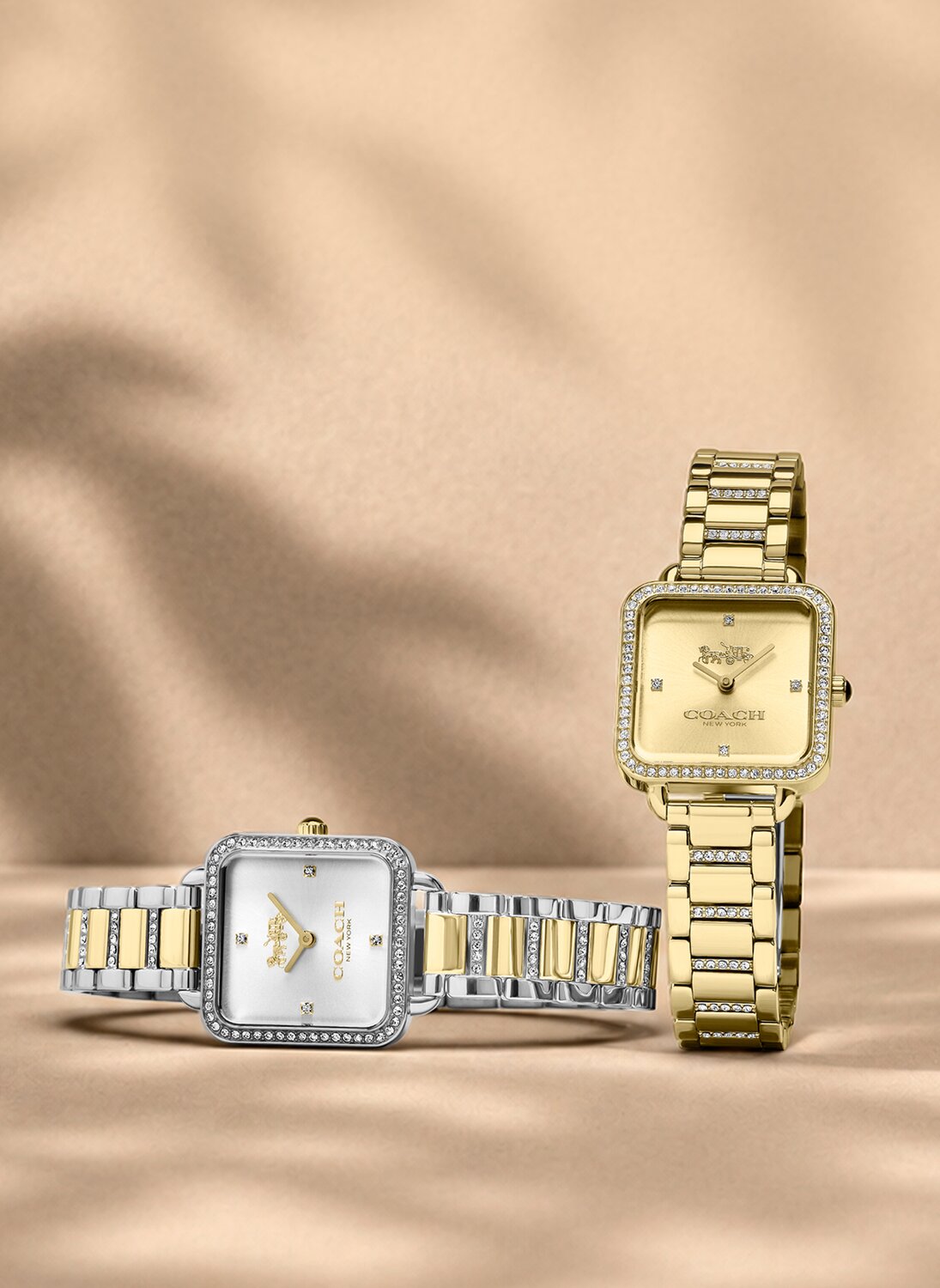 Coach Ludlow two tone and gold bracelet women's watches