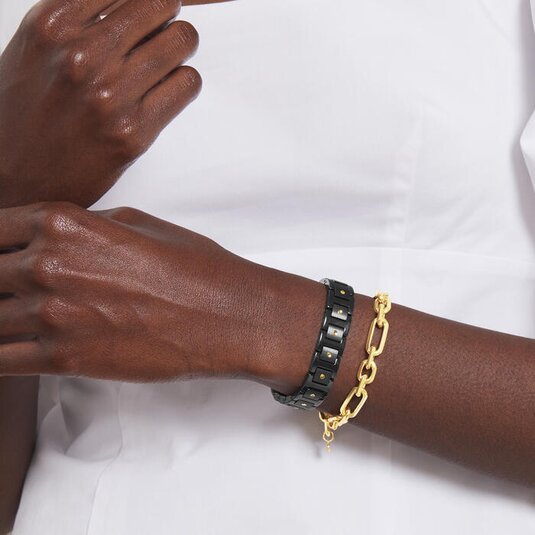 Movado Esperanza Wide Women's Bracelet on model