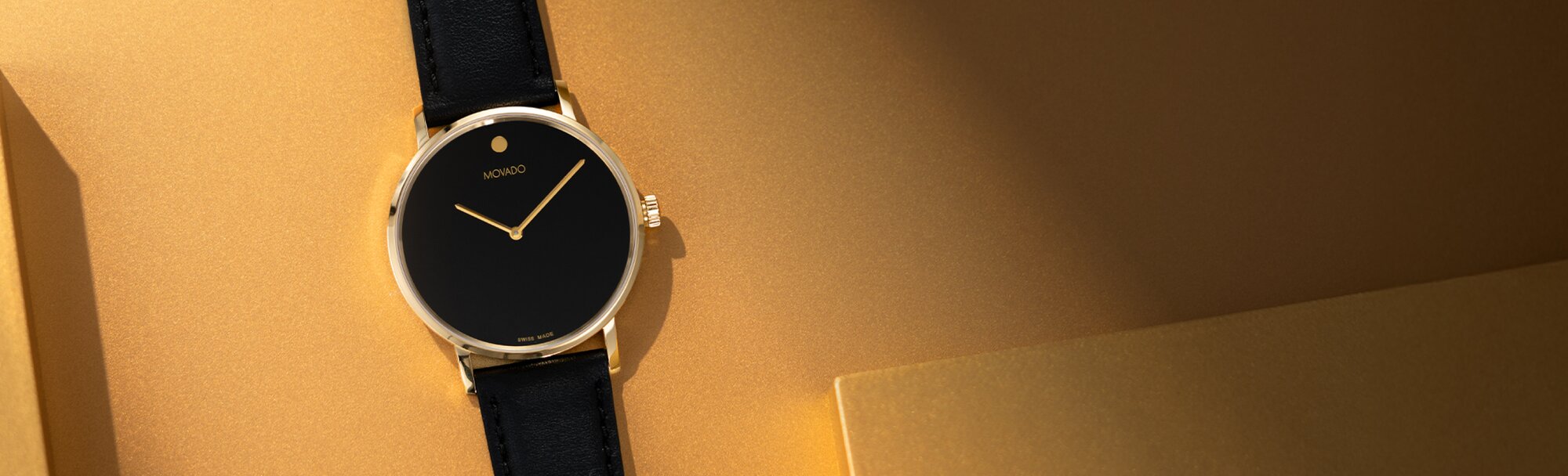 Movado Signature gold plated case