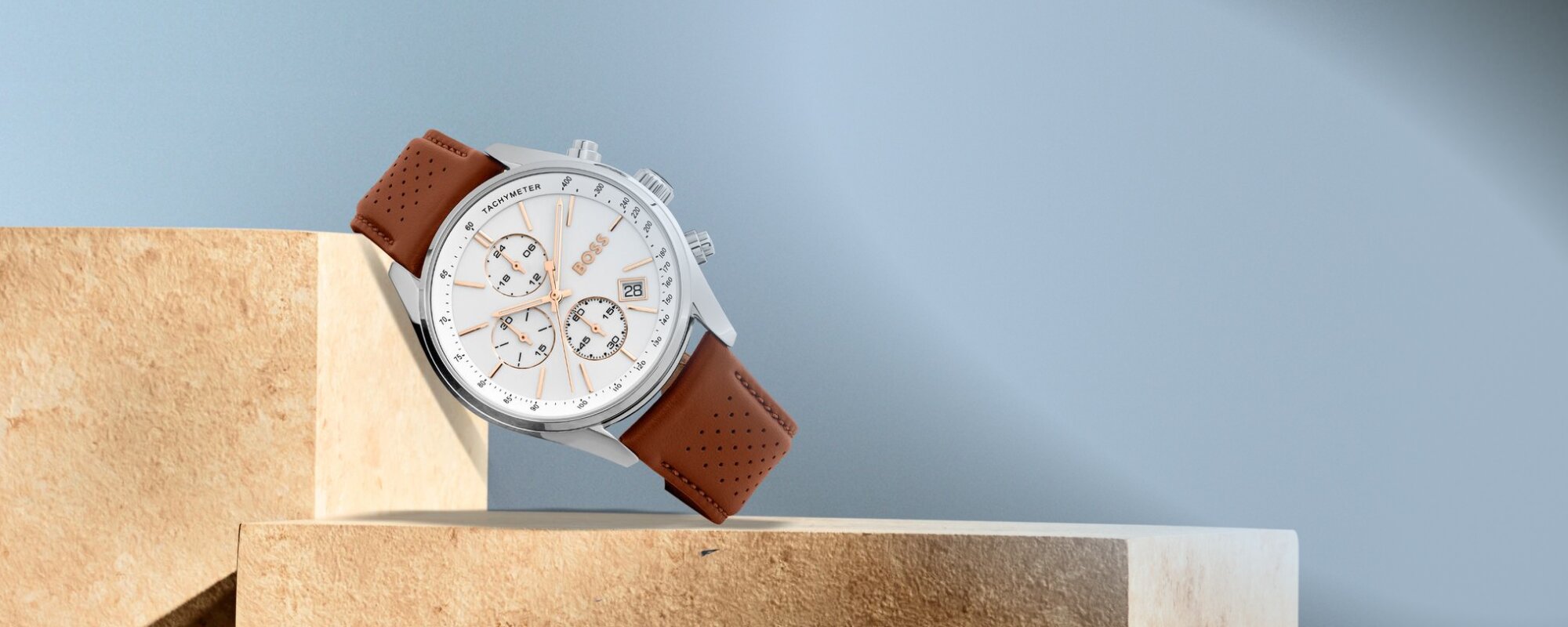 Boss Grand Prix men chronograph watch