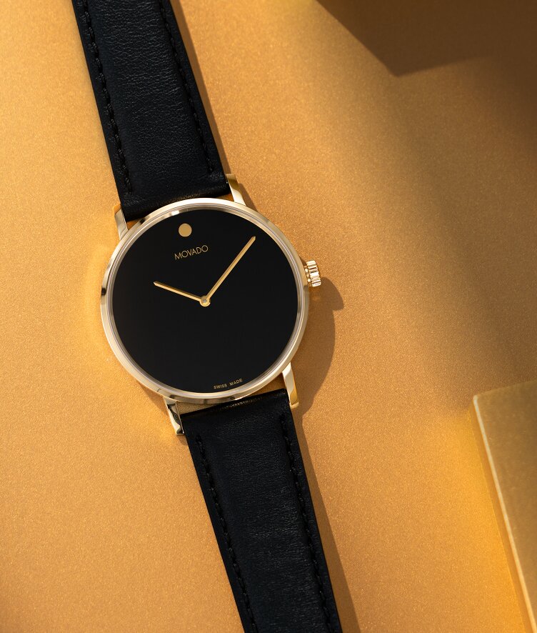Movado Signature gold plated case
