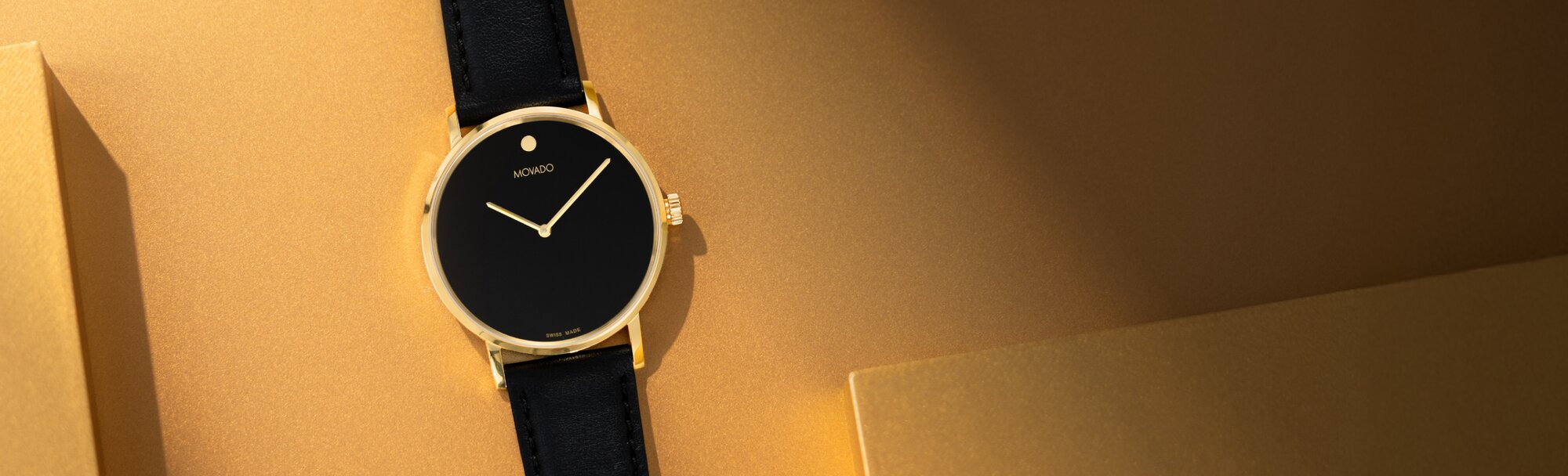 Movado Signature gold plated case