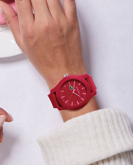 Lacoste 12.12 women's watch on model
