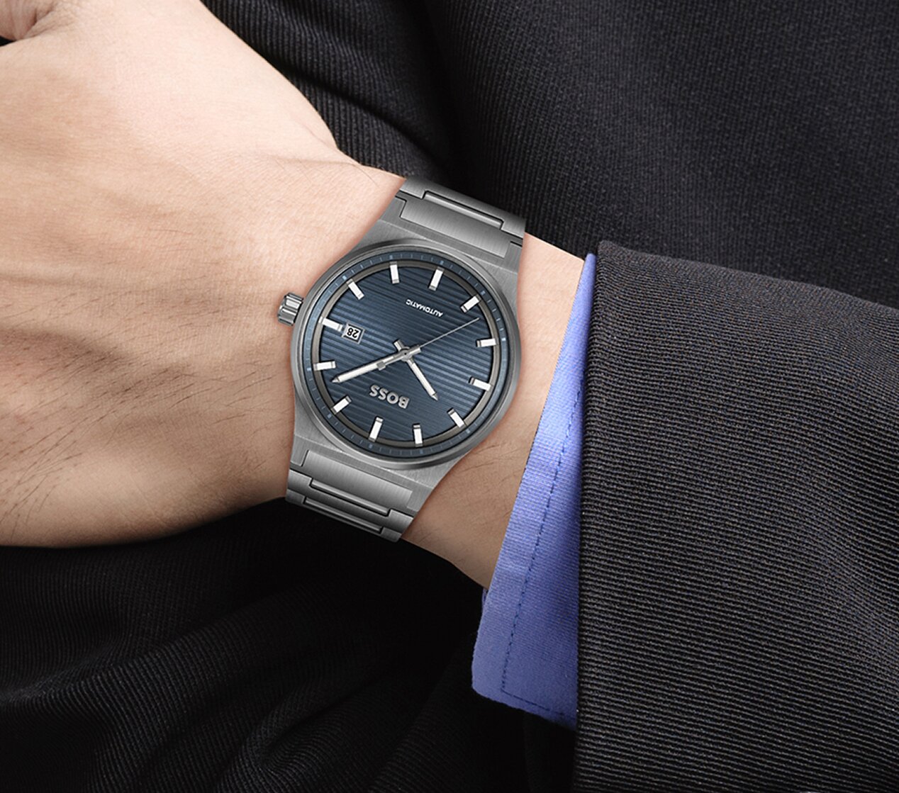 Boss Candor automatic watch on model