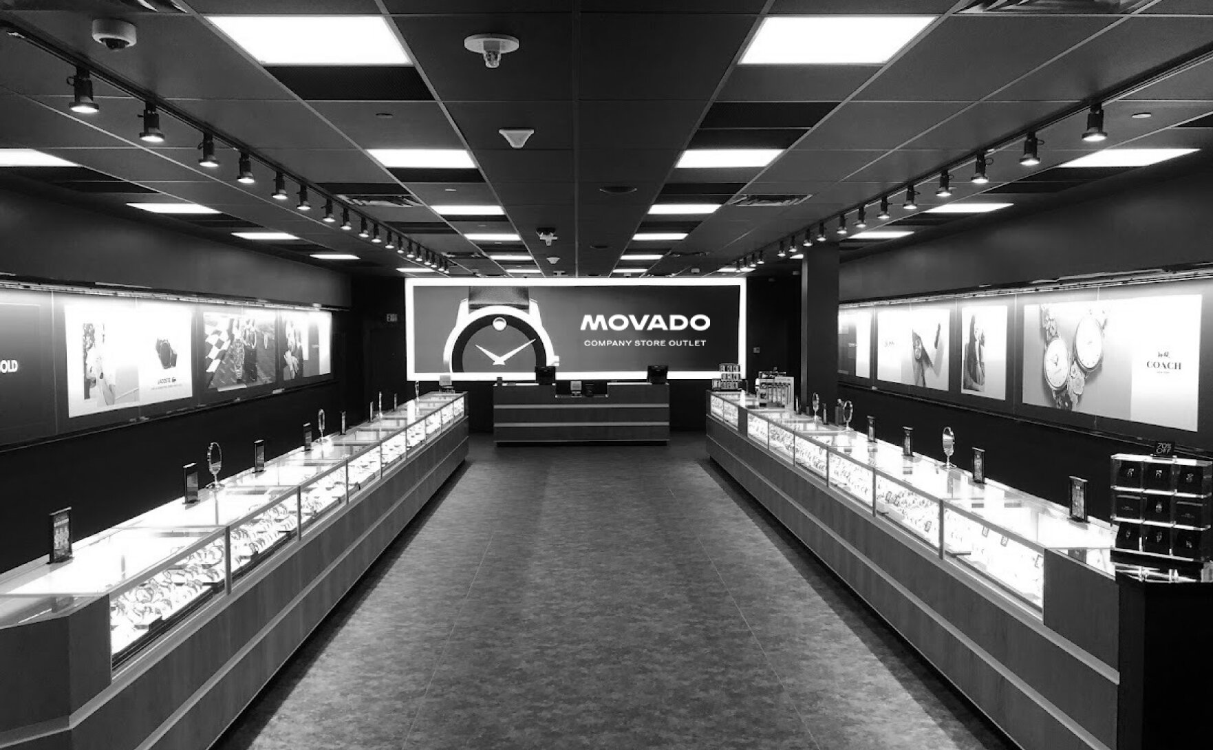 Movado Company store interior of store location