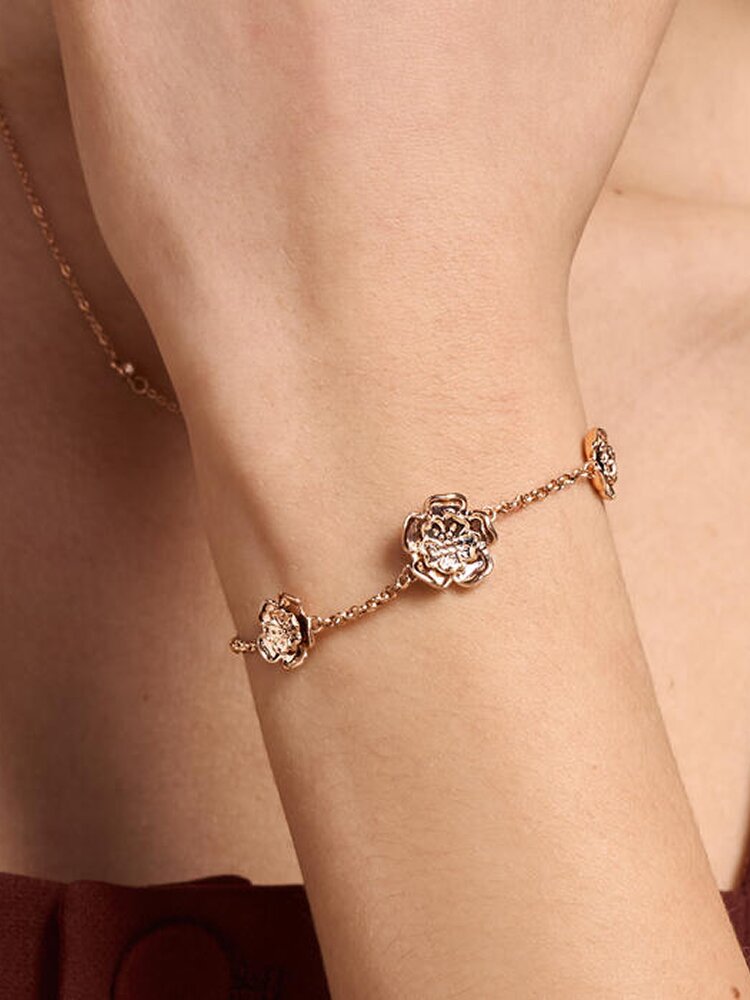 Olivia Burton Signature Tudor women's bracelet on model
