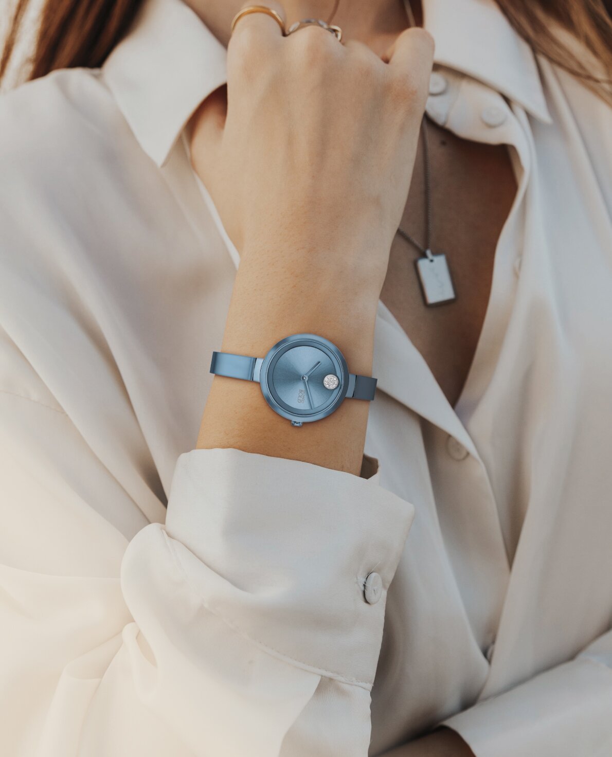 Picture of Coach Boyfriend strap watch on figure