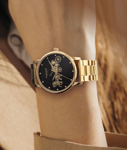 Coach grand watch on model