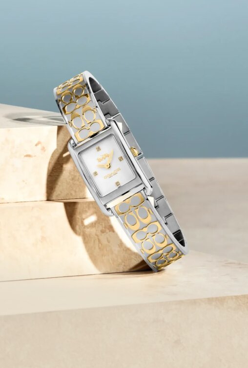 Coach Allie with two tone bracelet