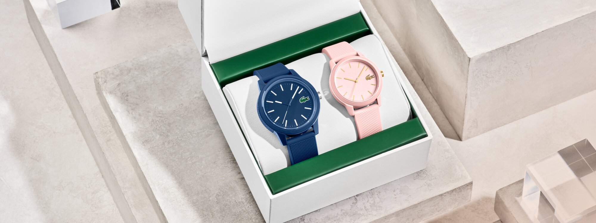 Lacoste 12.12 his and her gift set in box