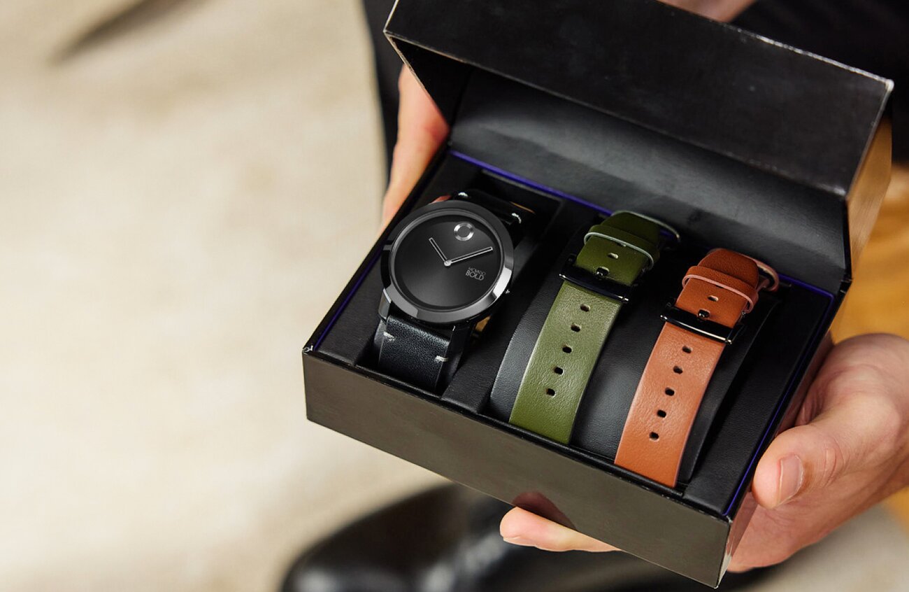 Movado Trend Interchangeable Strap gift set