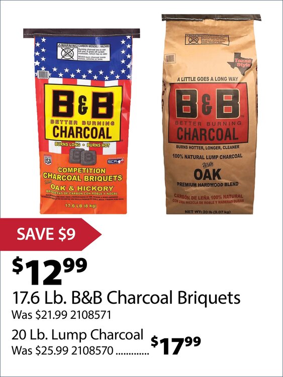 charcoal briquets