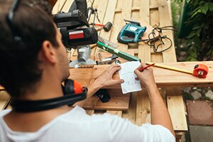 Measuring deck