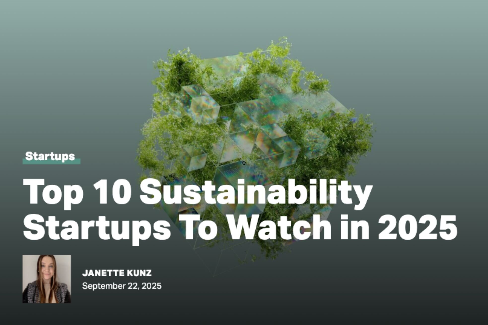 Top 10 Sustainability Startups To Watch in 2025