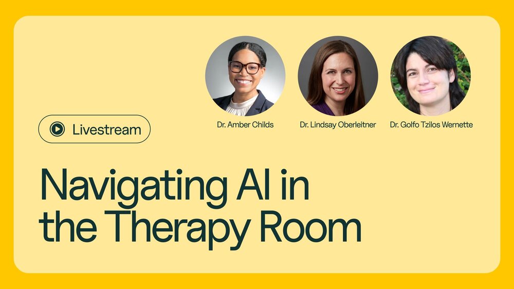 Navigating Ai in the Therapy Room cover image