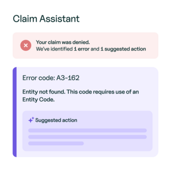 Claim assistant modal