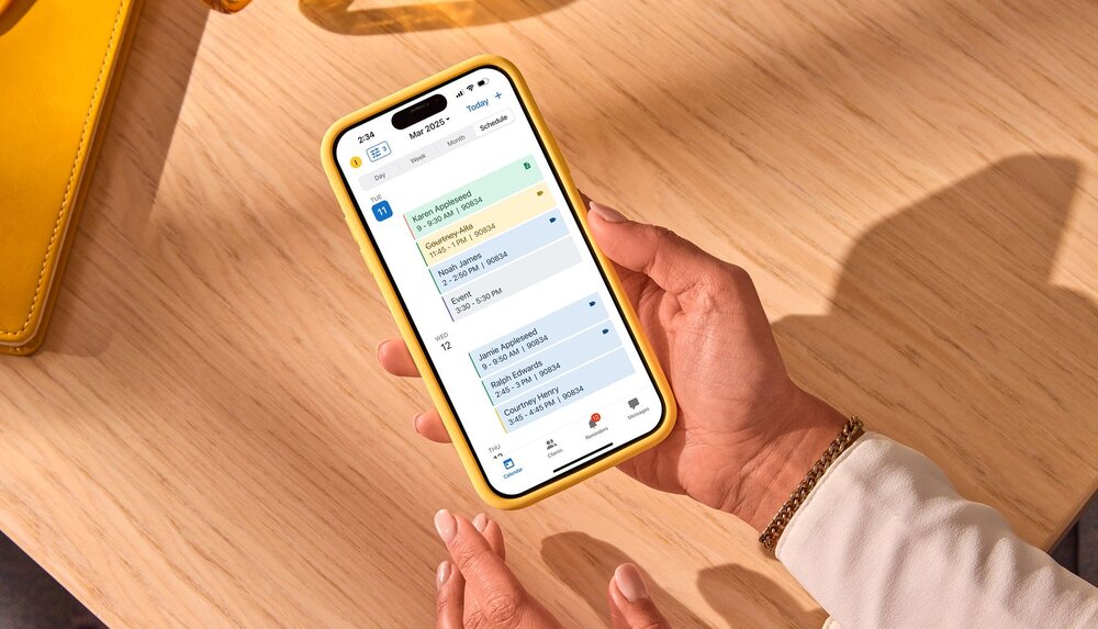 Phone with EHR software
