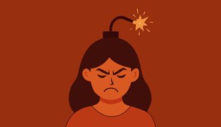 illustration of girl showing angry behaviors to show how behavior worksheets are helpful