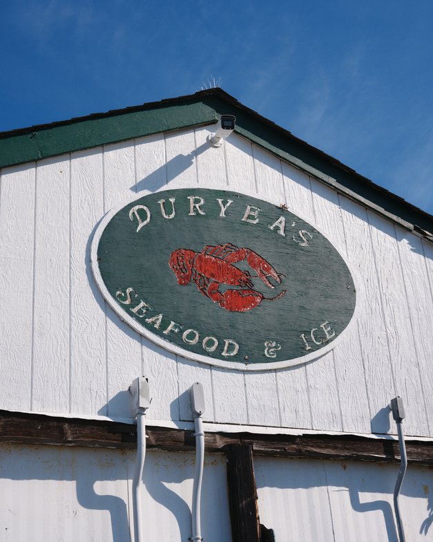 Outdoor Duryea's signage on the building