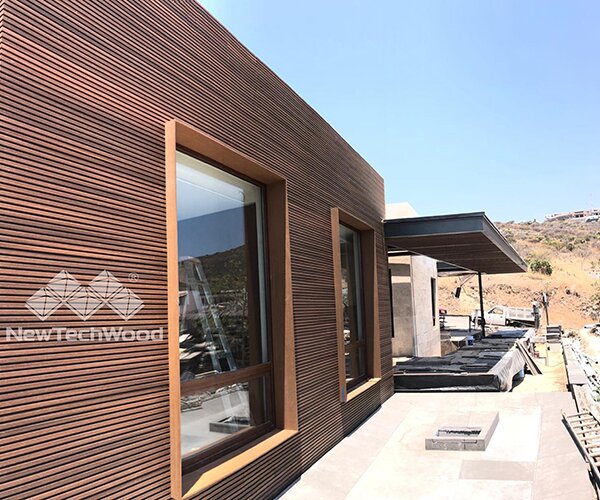 Building exterior building with Norwegian siding