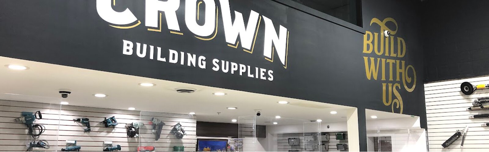 Crown Building Supply Store interior