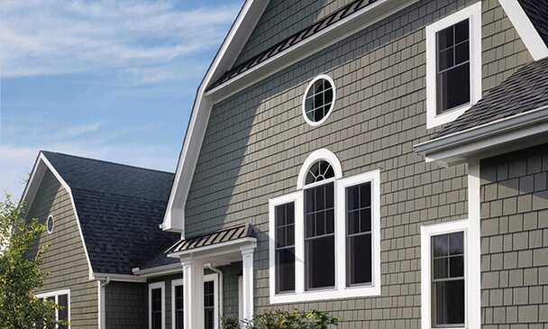 Building exterior with Fibre Cement Siding