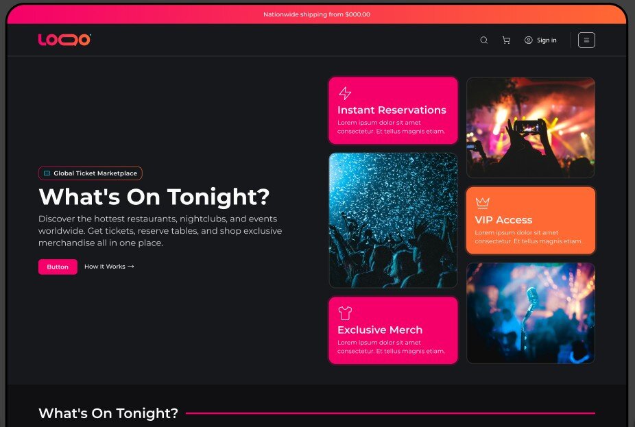 WTZON platform screenshot