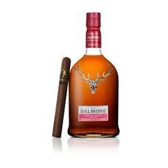 DAVIDOFF WINSTON CHURCHILL THE LATE HOUR CHURCHILL ZIGARRE und THE DALMORE MALT RESERVE