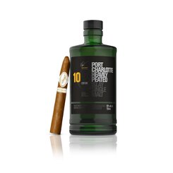 PORT CHARLOTTE 10 and DAVIDOFF ANIVERSARIO "SPECIAL T" cigar