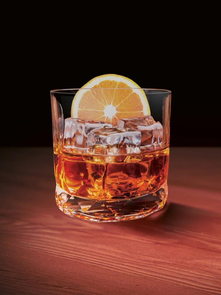 Ein Glas Whisky.