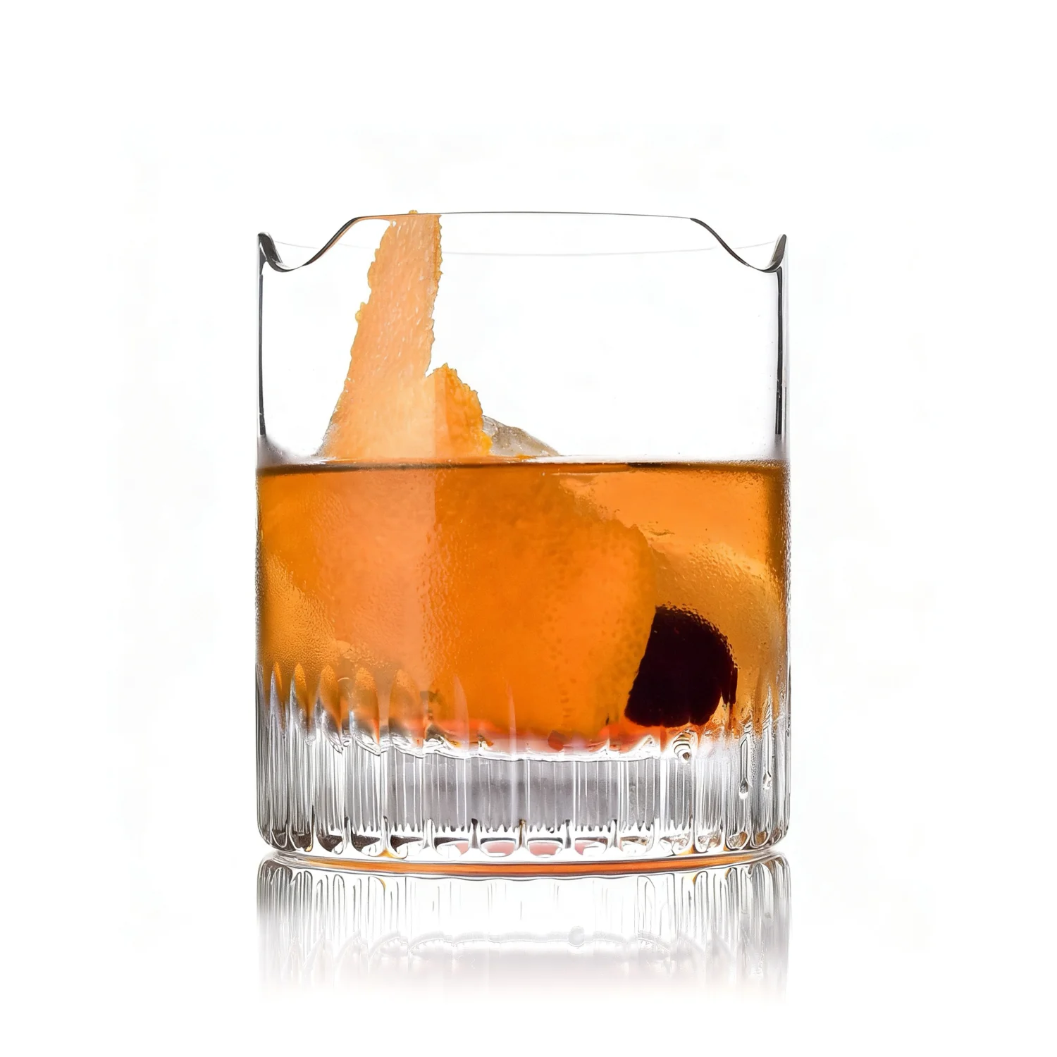 Ein Winston Churchill Glas mit Bourbone Pie Cocktail.