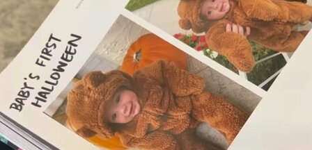 journal with childs picture