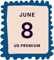 June 8th stamp