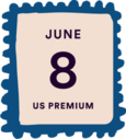 June 8th stamp