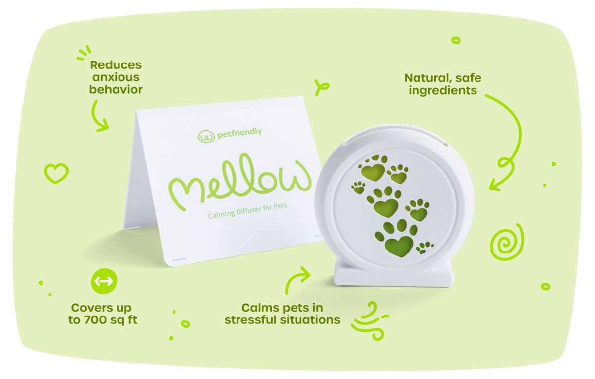 Reduces anxious behavior, natural, safe ingredients, calms pets in stressful situations, covers up to 700 sq ft